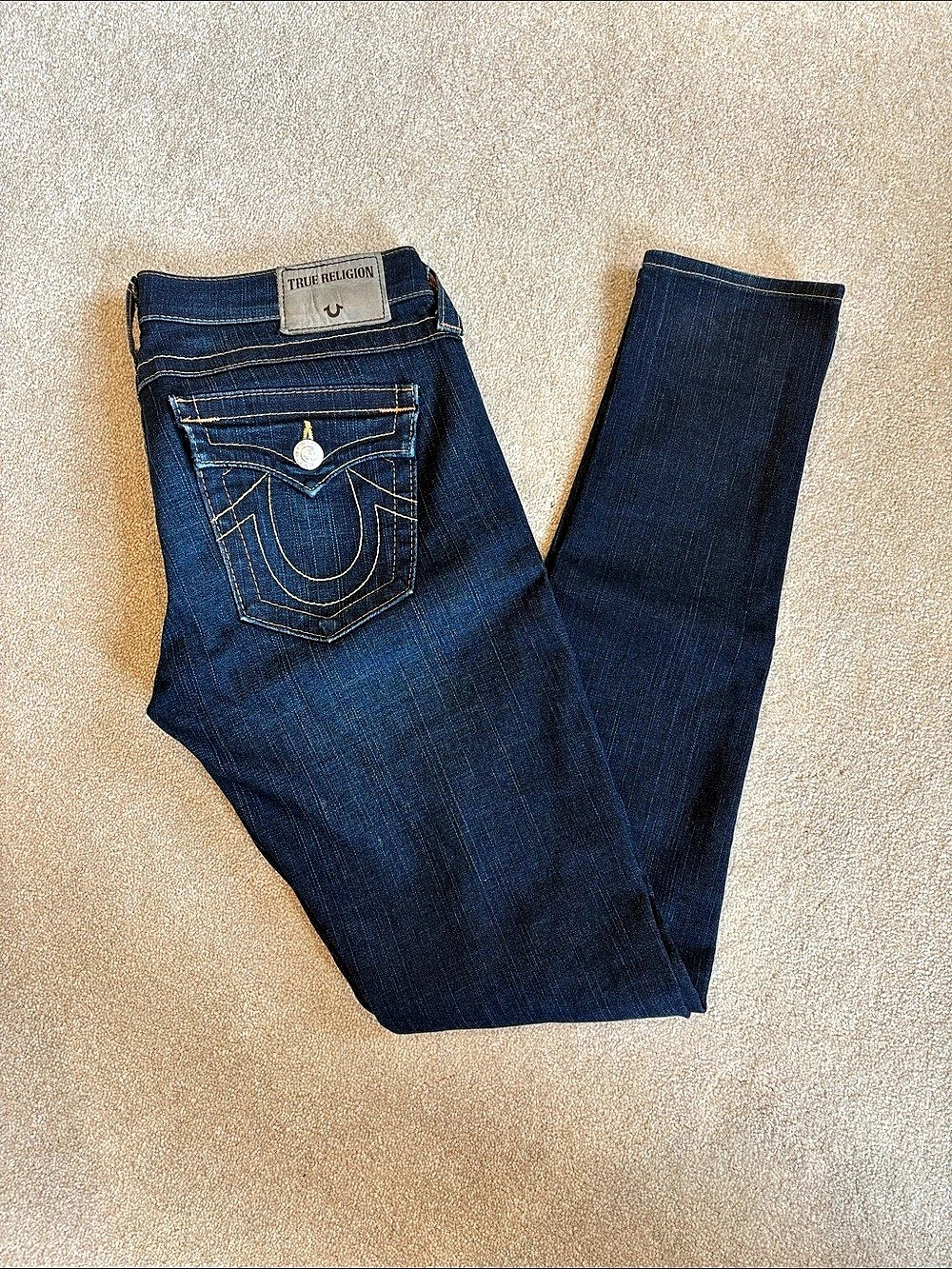 True Religion Skinny Jeans Blue Waist 29